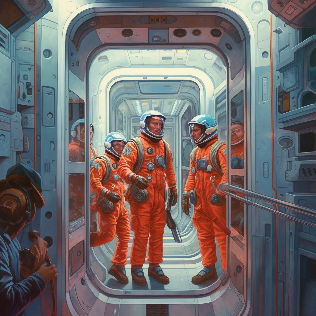 A voyage through unseen spheres into the cosmos • AI LIFTS