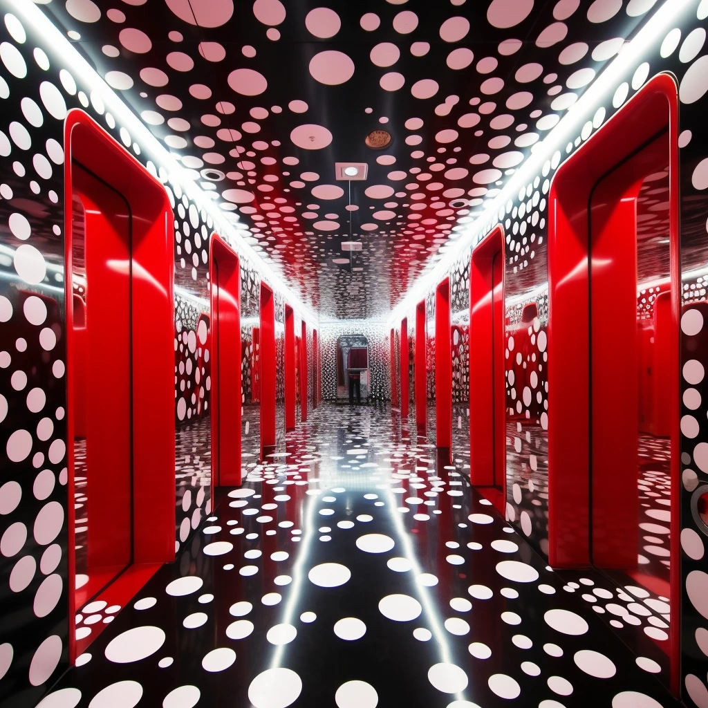 Lifts become part of the artwork creating infinite loops • AI LIFTS